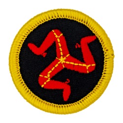 SMALL 3 LEGS OF MAN SEW ON / IRON ON PATCH MG 059